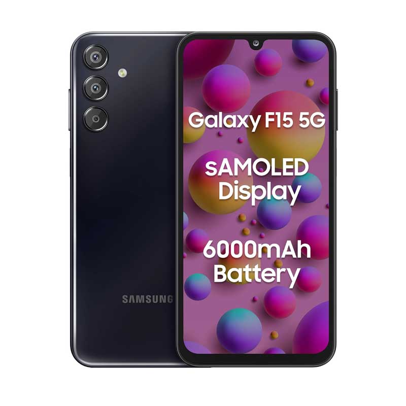 Picture of Samsung Galaxy F15 5G (6GB RAM, 128GB, Ash Black)